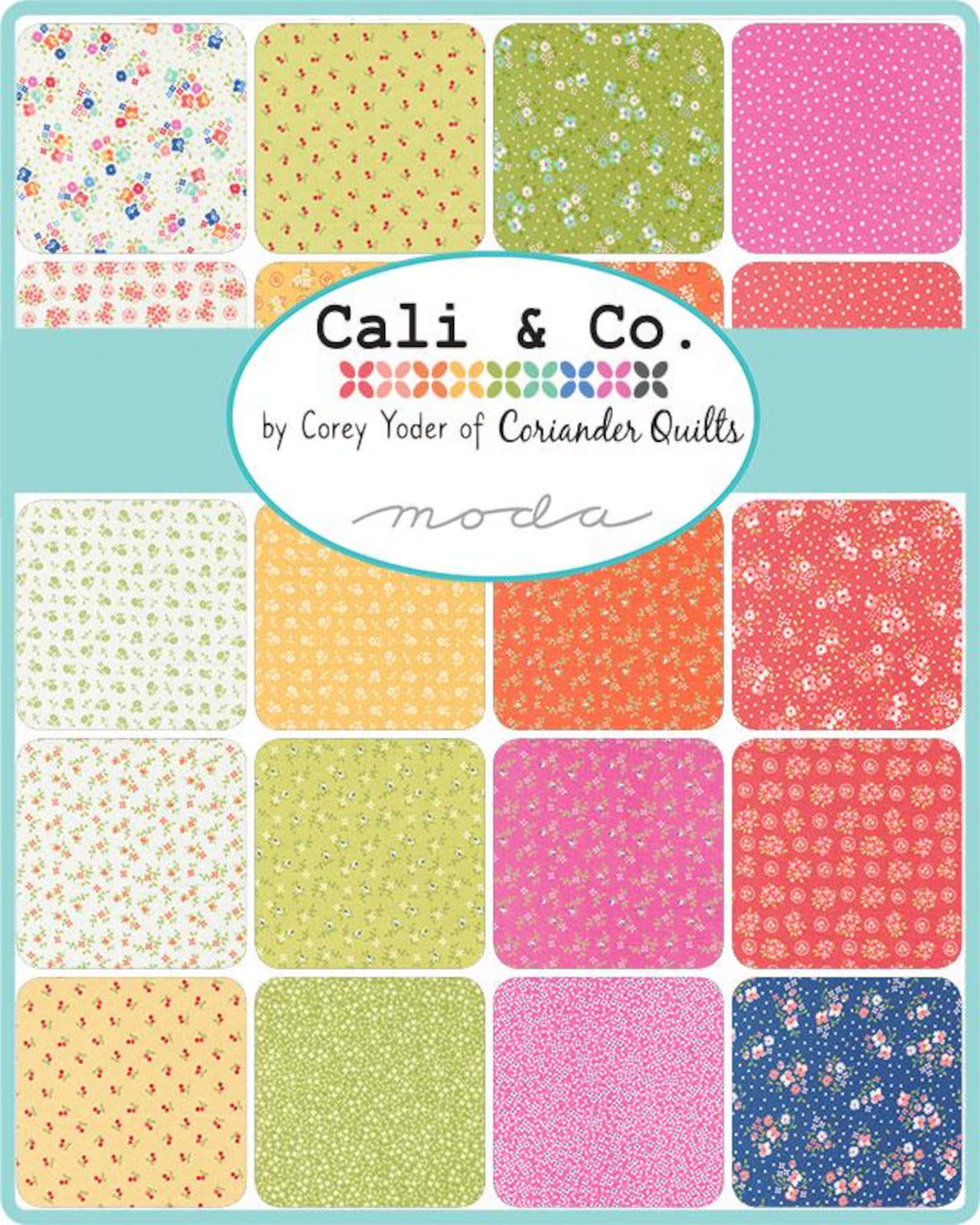 Cali & Co. Charm Pack 5" - 42 Precut Pieces