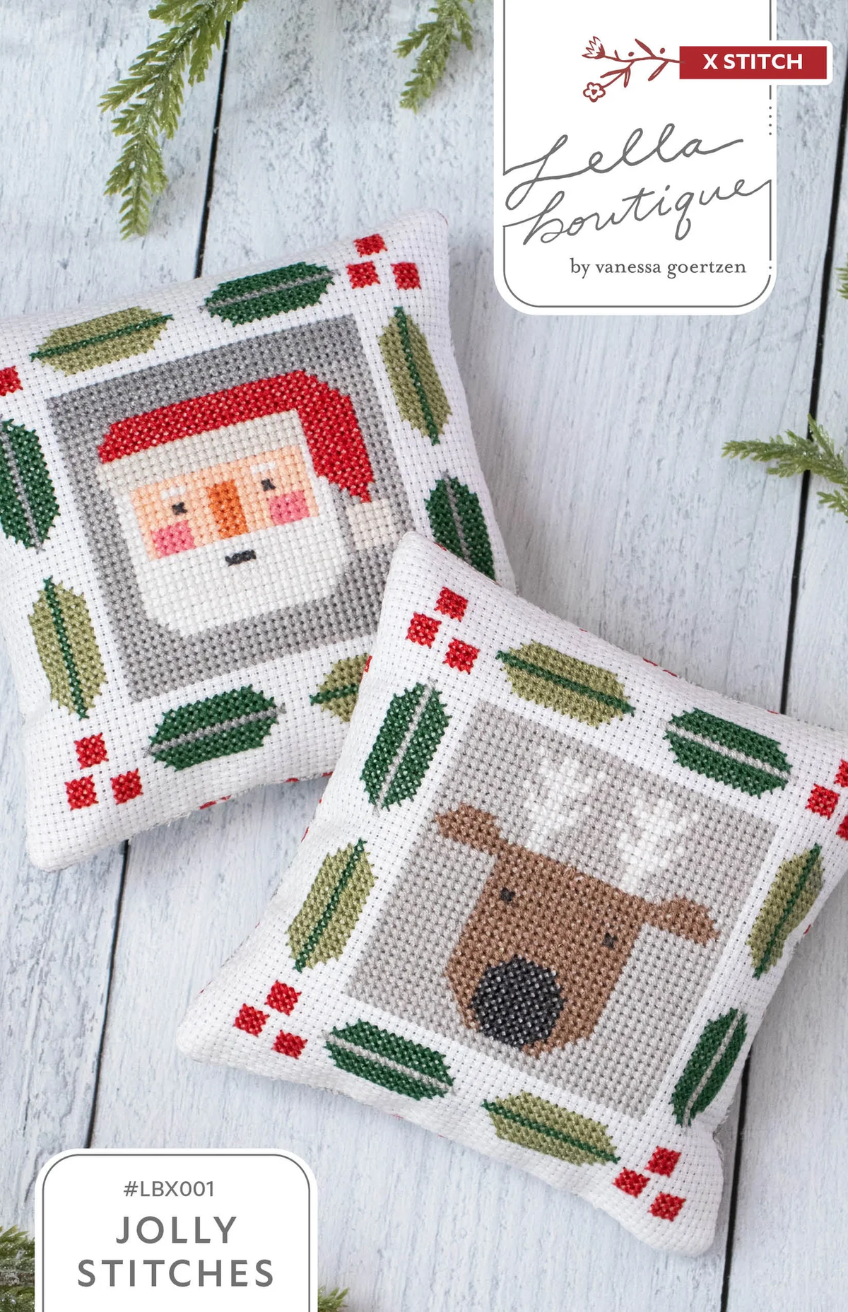 Jolly Stitches Cross Stitch Pattern by Lella Boutique - Paper Pattern