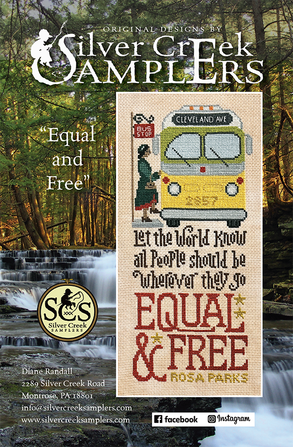 Pre-Order - Equal and Free Cross Stitch by Silver Creek Samplers - Paper Pattern