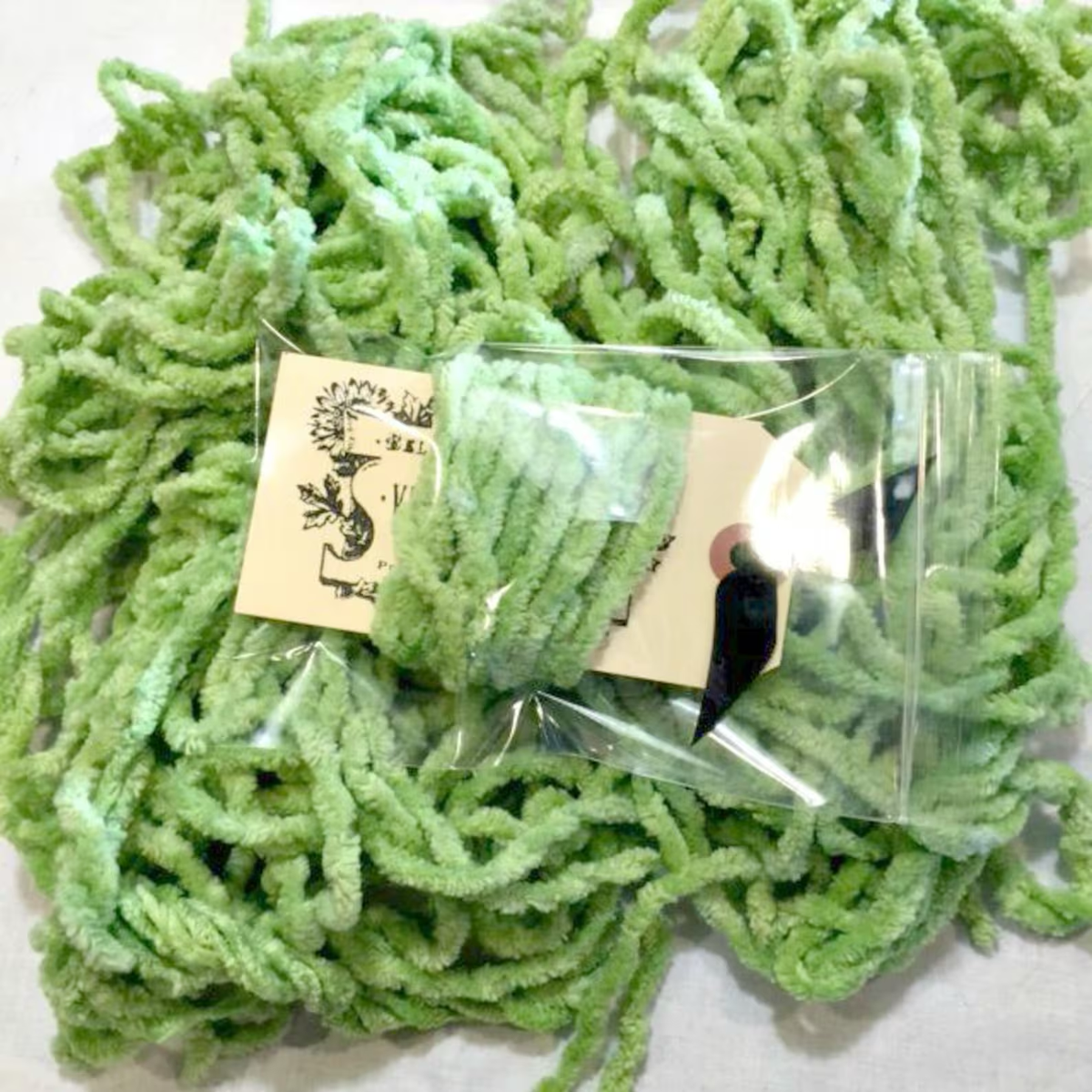 Chenille Trim - Witchie Hand-Dyed 100% Cotton  by Lady Dot Creates