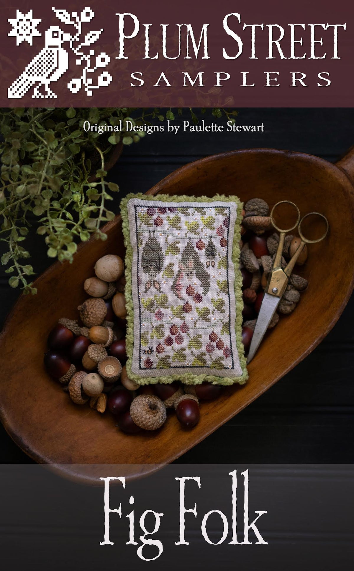 Fig Folk by Plum Street Samplers - Paper Pattern