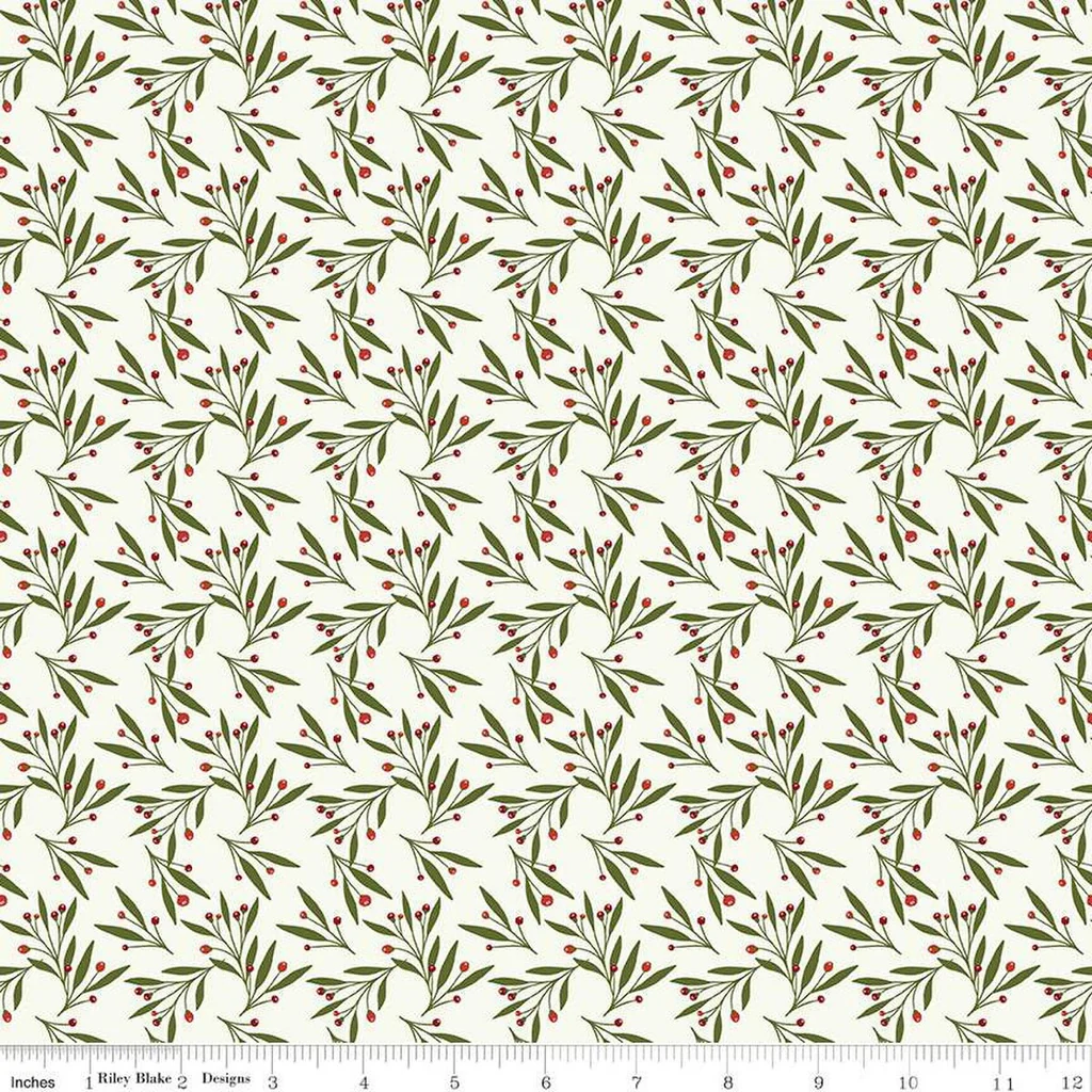 Christmas is in Town | C14745 | Mistletoe - Cream