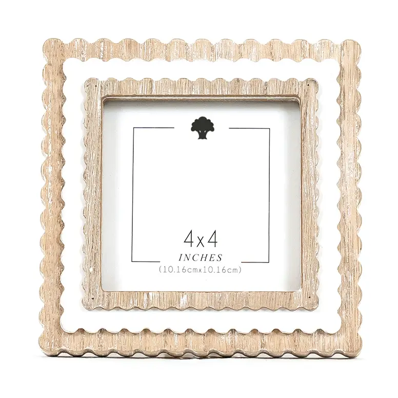 Scallop Frame - 4x4 Frame