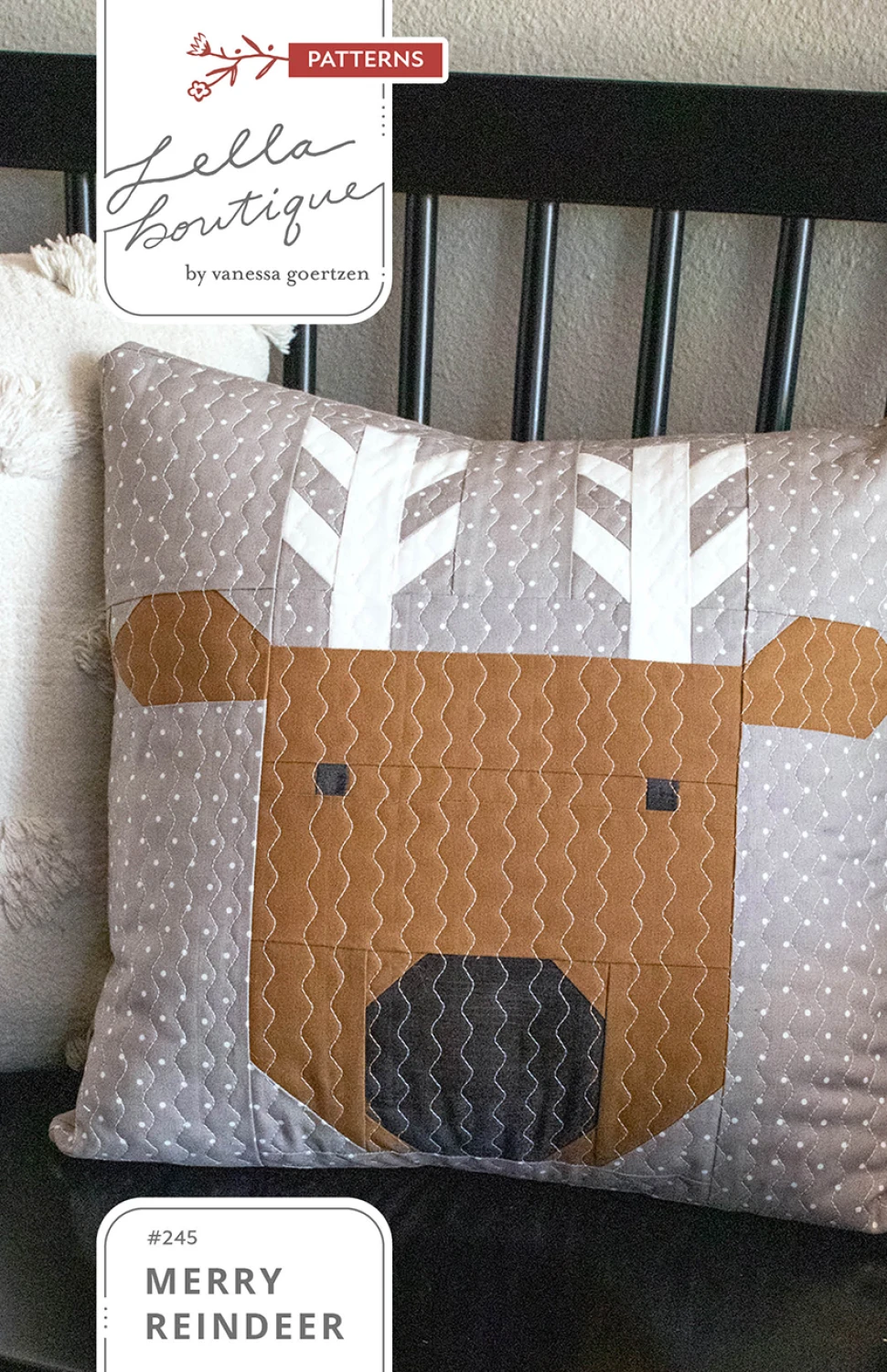 Merry Reindeer Quilt Pattern by Lella Boutique - Paper Pattern