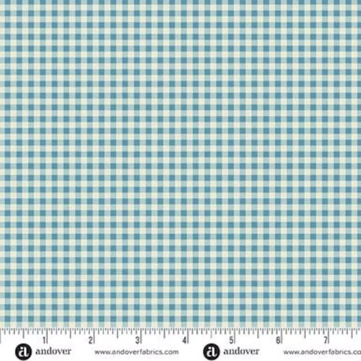 Cozy House | A-1253-LB | Gingham - Blue