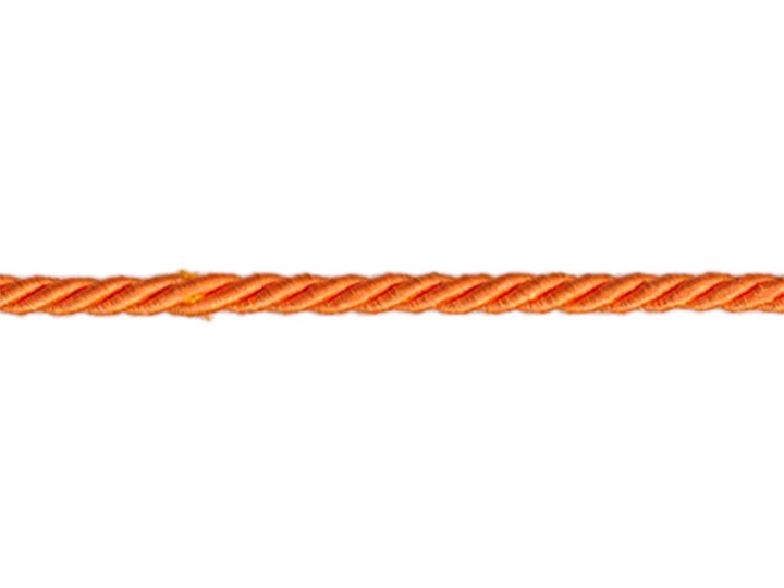 3 Ply Twist Cord, 1/8 inch - Orange