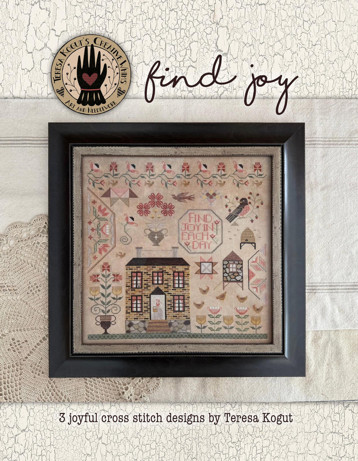 Find Joy Booklet Cross Stitch by Teresa Kogut - Paper Pattern