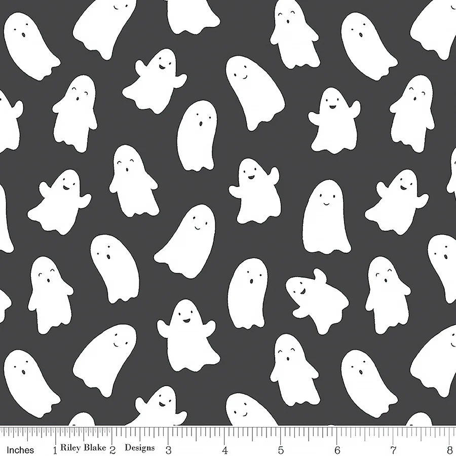 Hey Pumpkin | C16032 | Ghosts - Charcoal