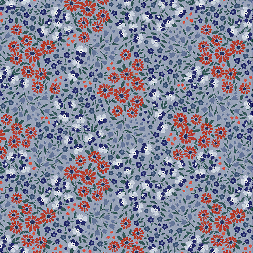 Front Porch | 54861-5 | Ditsy Garden Powder Blue