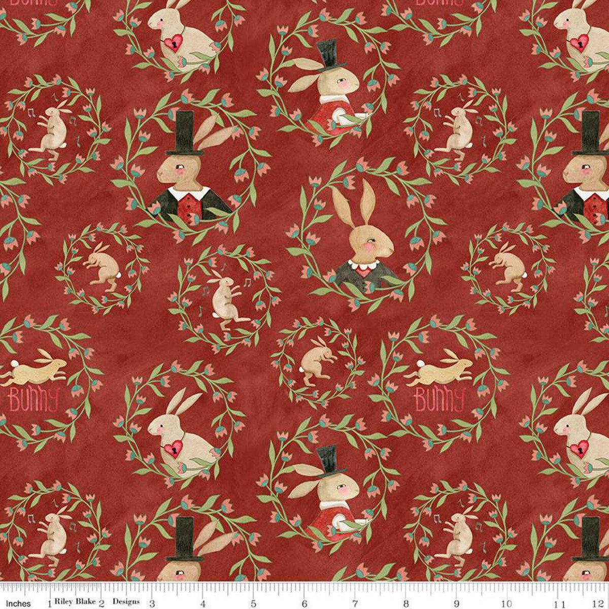 Hop Hop Hooray! | C14272 | Bunny Wreaths - Red