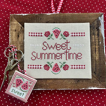 Sweet Summertime Cross Stitch by Sweet Wing Studio - Paper Pattern