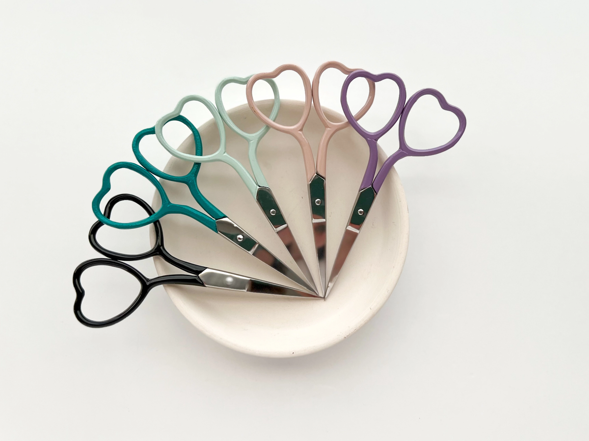 Embroidery Heart Scissors