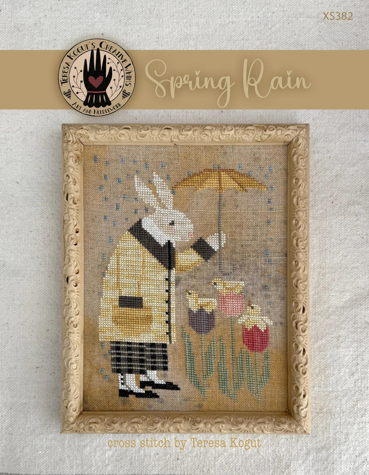 Spring Rain Cross Stitch by Teresa Kogut - Paper Pattern