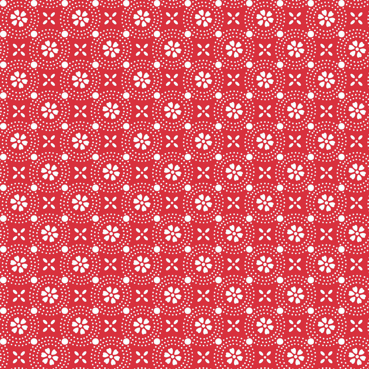 Slippin' On Sunshine | MAS8241 | Dotted Circles - Red