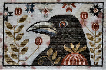 Byron Blackbird Cross Stitch by The Artsy Housewife - Paper Pattern