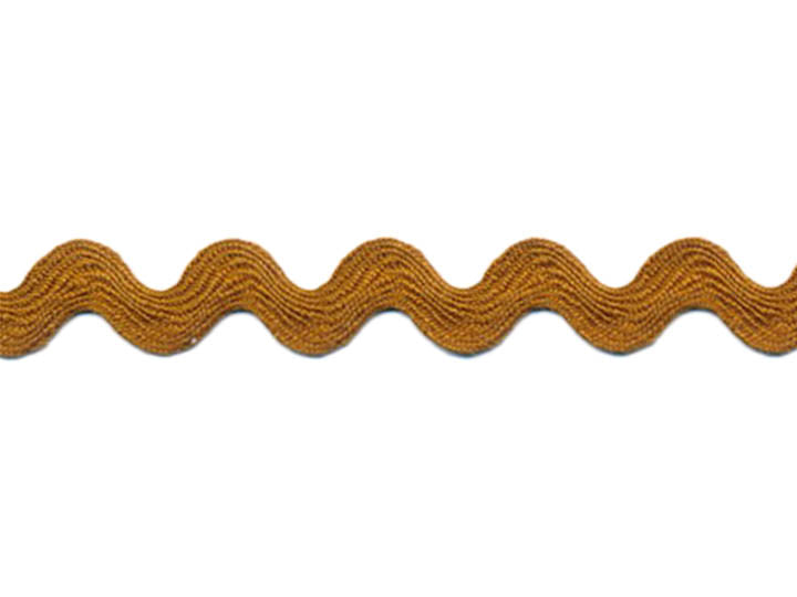 Medium Ric Rac, 1/2 inch - Chestnut