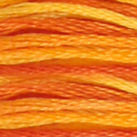 DMC-51 Variegated Burnt Orange 6 Strand Floss