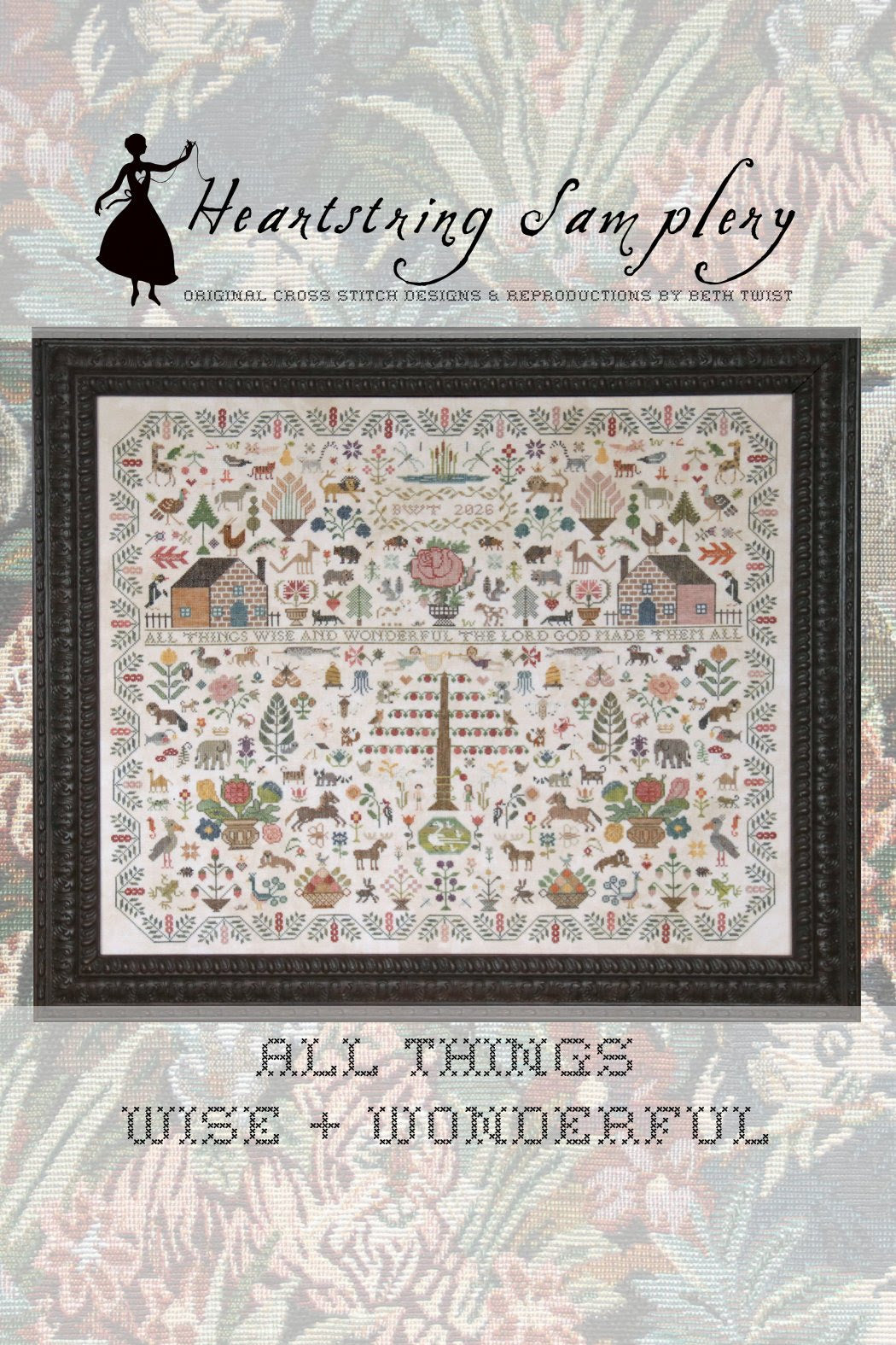 PRE-ORDER - All Things Wise + Wonderful Cross Stitch by Heartstring Samplery - Paper Pattern