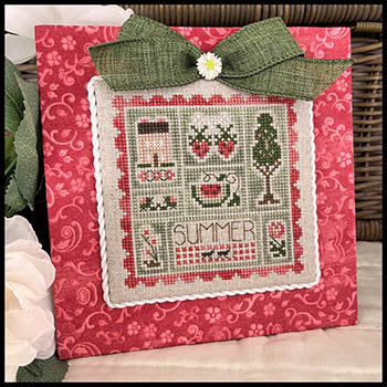 Bits And Pieces Of Summer Cross Sti by Little House Needleworks - Paper Pattern