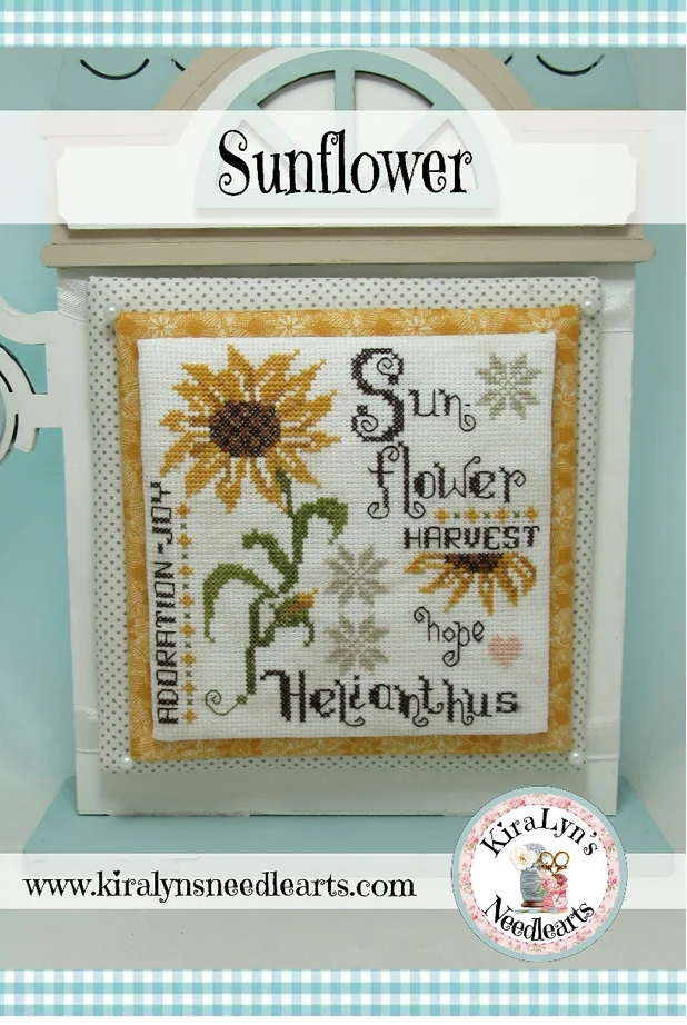 Sunflower Cross Stitch by KiraLyn's Needlearts - Paper Pattern