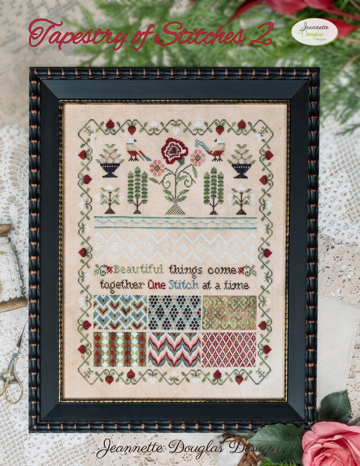 PRE-ORDER - Tapestry of Stitches 2 Cross Stitch by Jeannette Douglas Designs - Paper Pattern