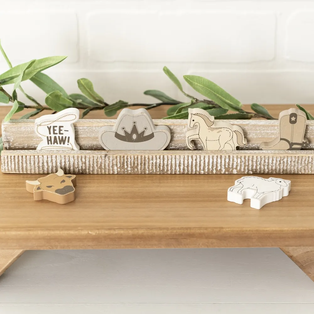 Rodeo | Letterboard Collection | 3x2x.25 wood shapes set of six | CR15000