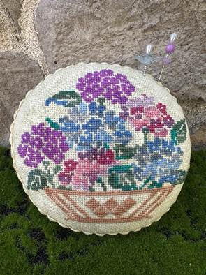 PRE-ORDER - Hydrangea Blooms Cross Stitch by Rebel Stitcher - Paper Pattern