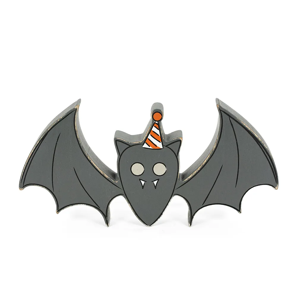Bat | Sweet &amp; Spooky Collection | 9x4x1 reversible chunky wood shape | 55327