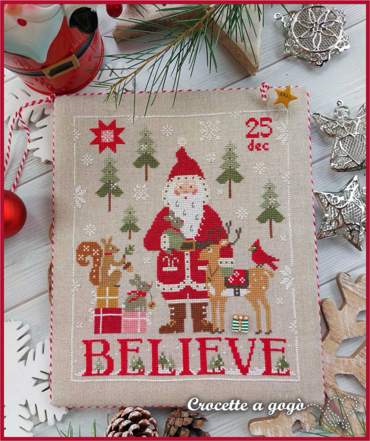 Believe Cross Stitch by Crocette A Gogò - Paper Pattern
