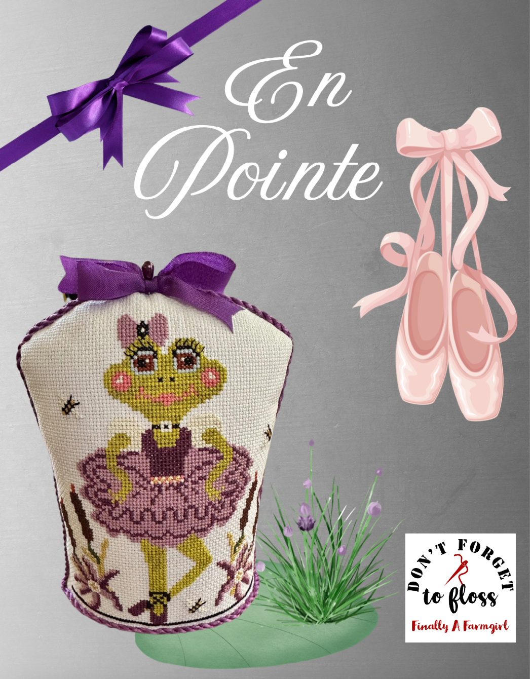 Pre-Order - En Pointe Cross Stitch by Finally A Farmgirl - Paper Pattern