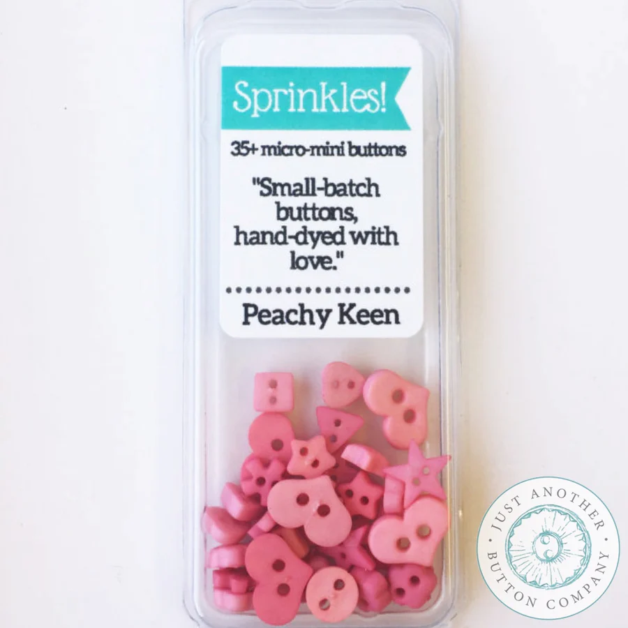 Peachy Keen Sprinkles Pack by Just Another Button Company