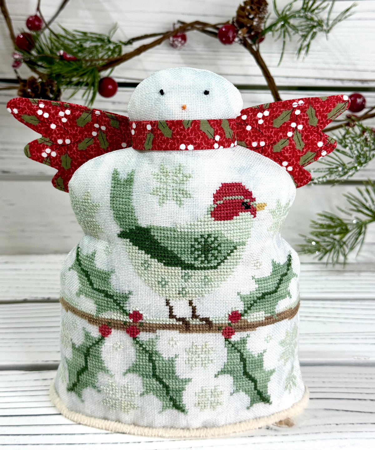 Snow Angel: Little Bird Cross Stitch by New York Dreamer - Paper Pattern