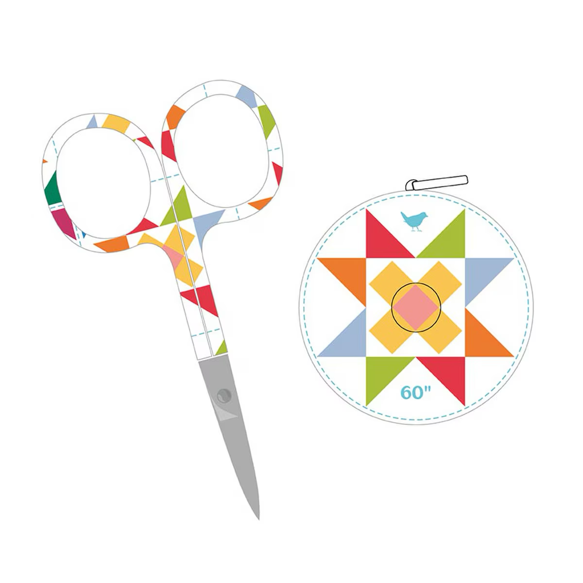 Riley Blake Designs Scissor and Tape Measure Duo (2026)