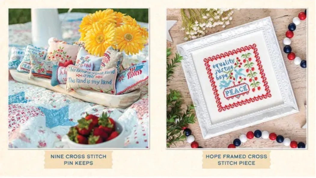 Summer Memories Quilt &amp; Cross Stitch BookSusan Ache for It&#39;s Sew Emma #ISE-954