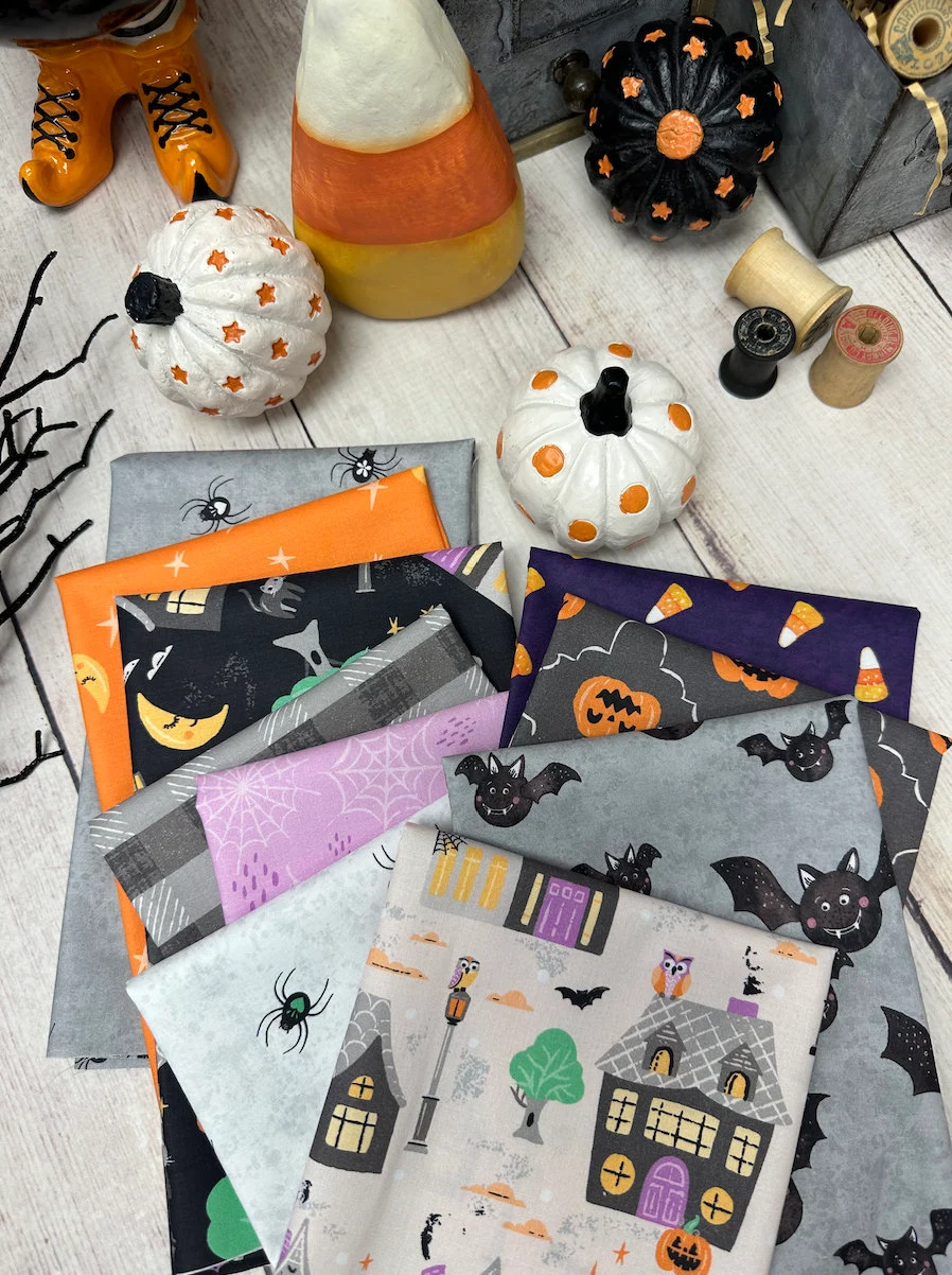 Haunted House Bundle - 10 Fat Quarters curated by Primrose Cottage FQB-071