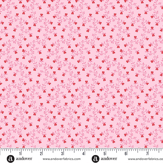 Plain and Simple | A-004-E | Heart Vine - Pink