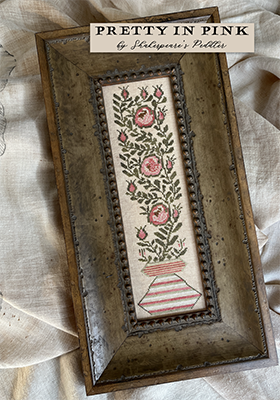 Pretty in Pink Cross Stitch by Shakespeare&#39;s Peddler - Paper Pattern
