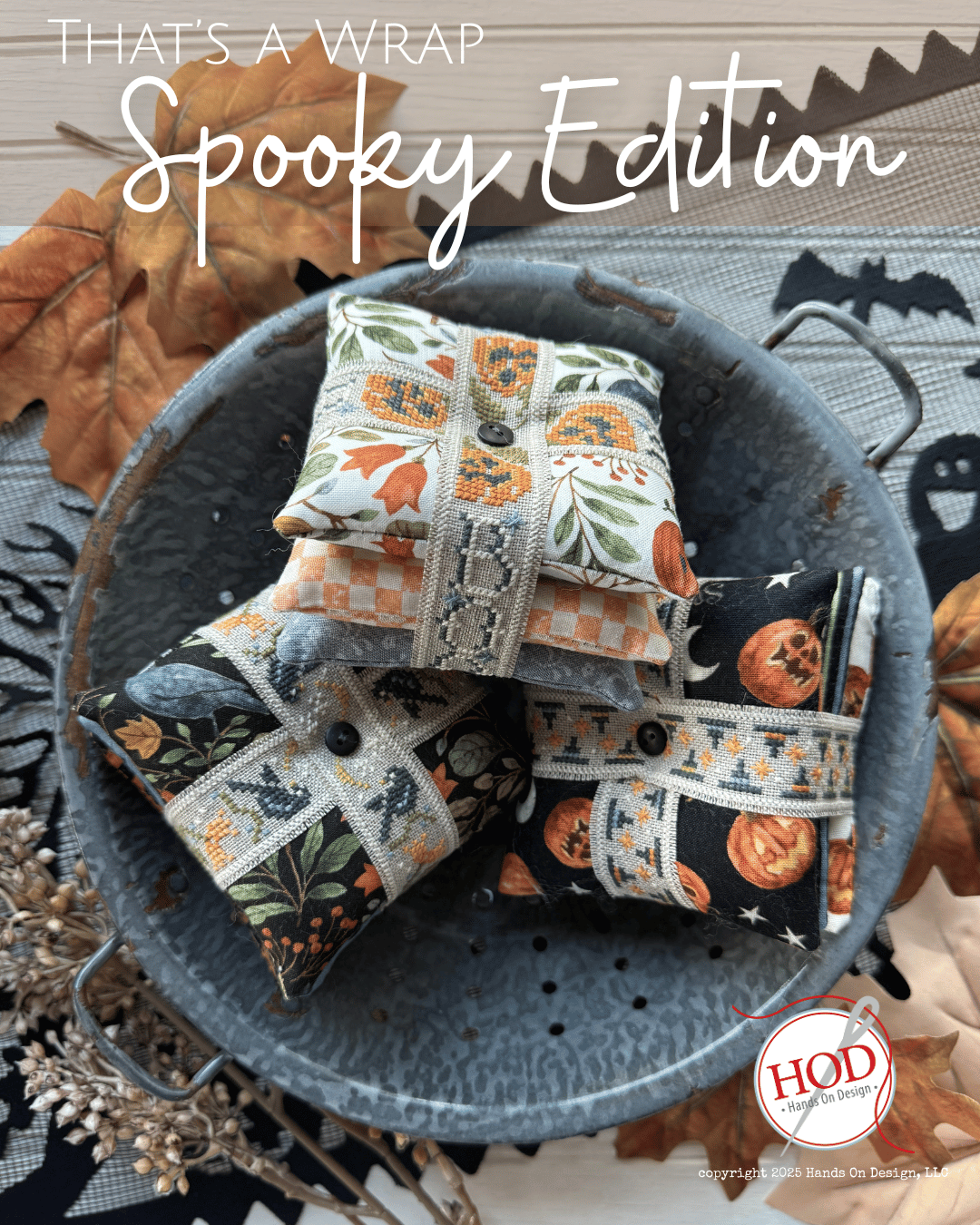 That&#39;s a Wrap: Spooky Edition Cross Stitch by Hands on Design - Paper Pattern