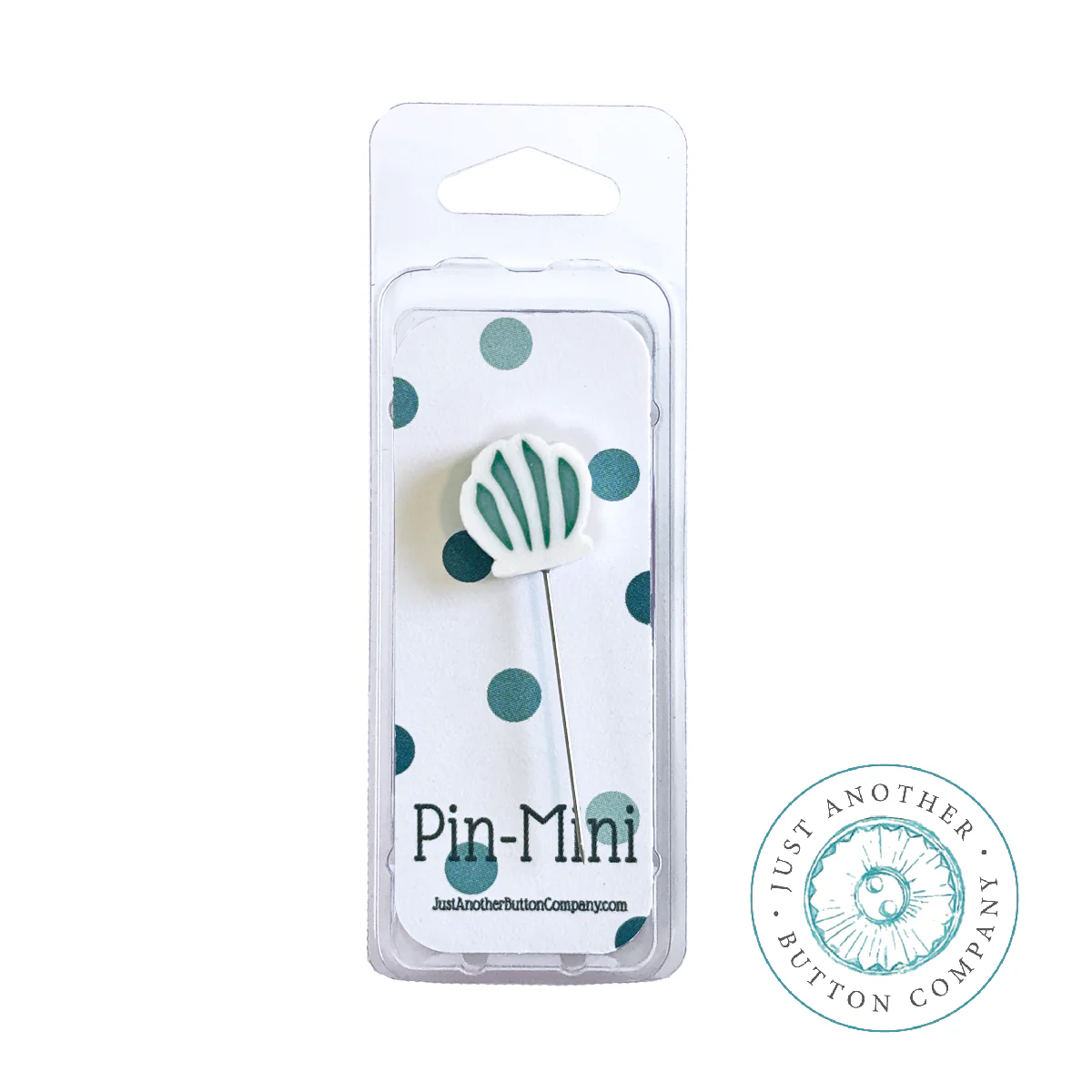 Pin-Mini: Mermaid Shell Solo by Just Another Button Company
