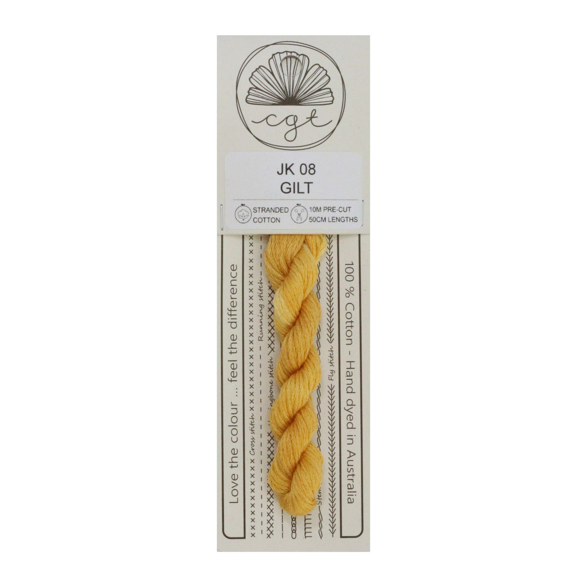 Gilt Stranded - Cottage Garden Threads Cotton Floss #JK08