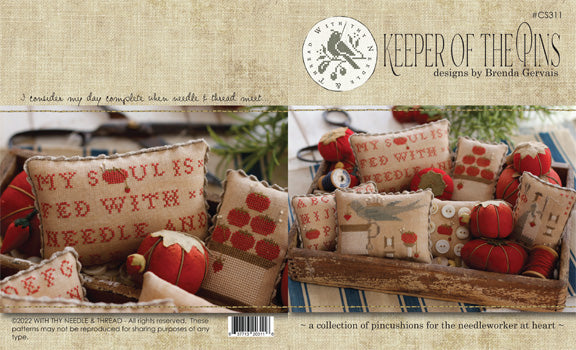 Keeper of the Pins Cross Stitch by With Thy Needle & Thread - Paper Pattern