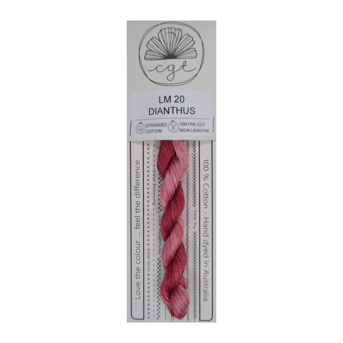 Dianthus Stranded - Cottage Garden Threads Cotton Floss #LM20