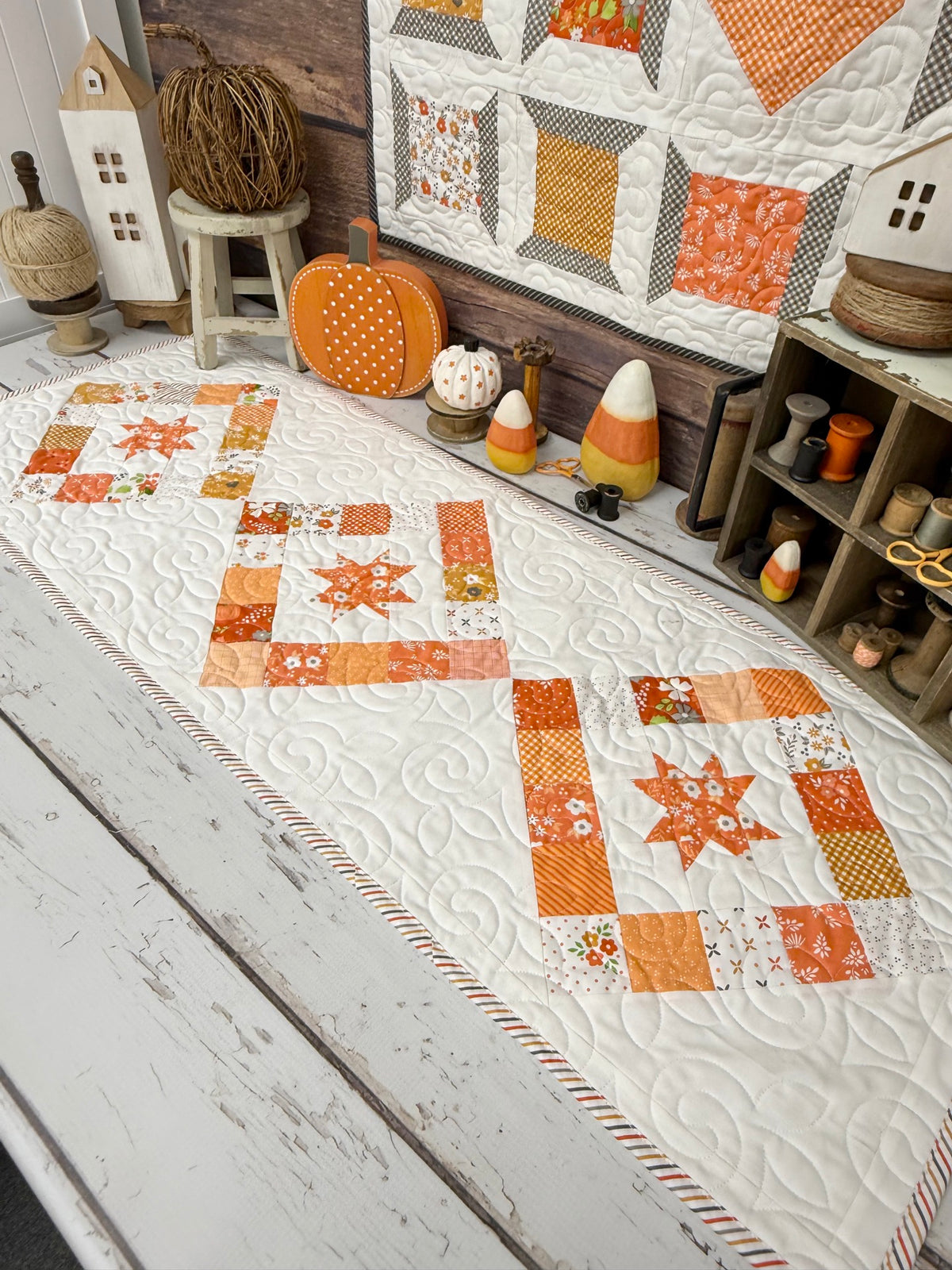 Twilight Stars Quilt Kit using Birch and Willow by Sherri & Chelsi for Moda