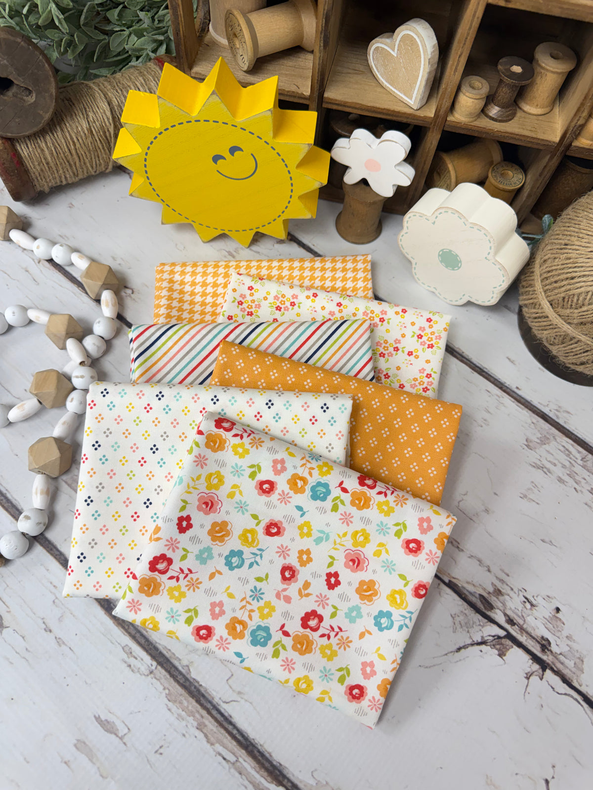 Delightfully Yours Bundle #1 by Sherri & Chelsi for Moda Fabrics - 6 Piece Fat Quarter Bundle
