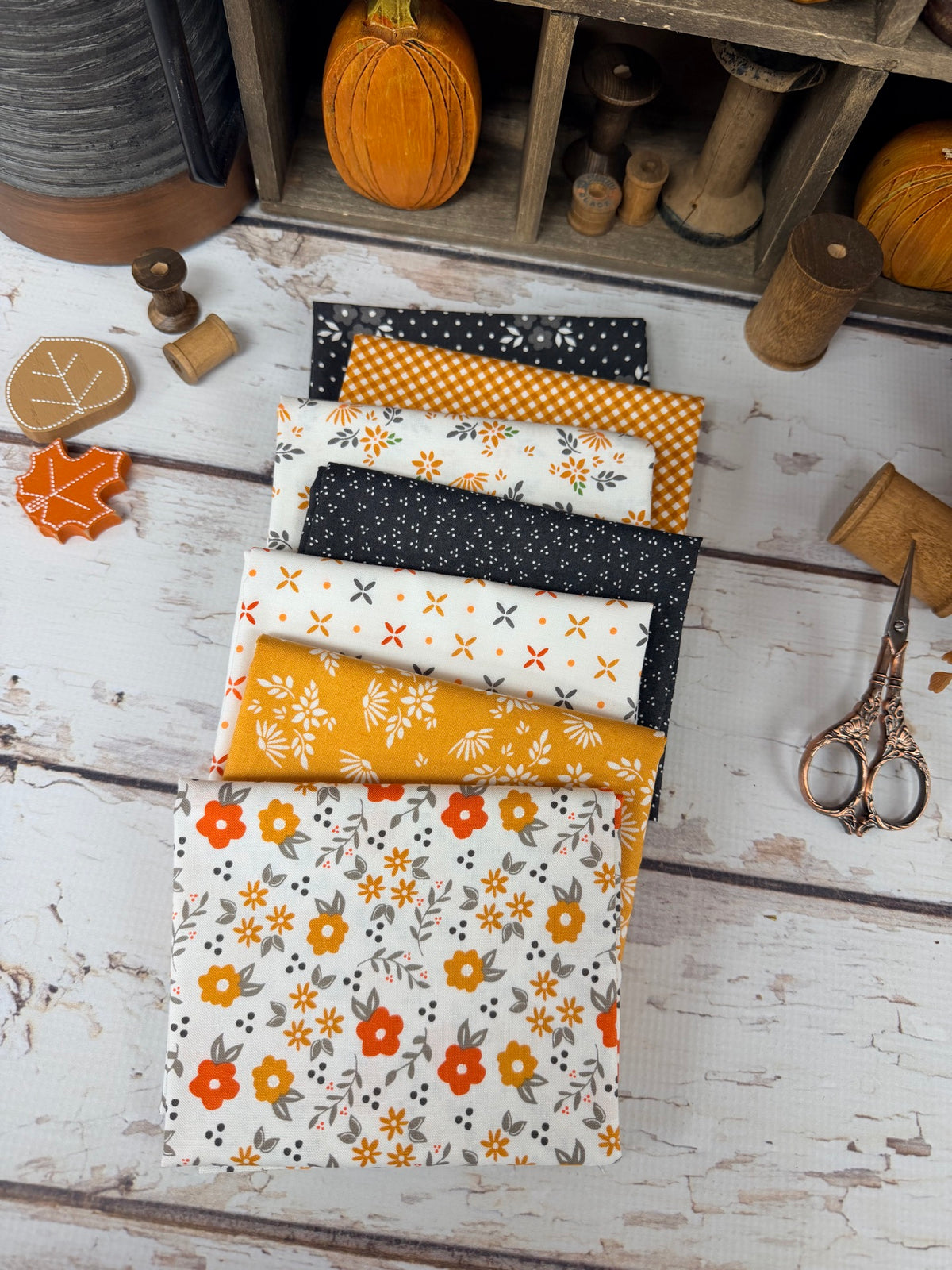 Birch & Willow Autumn by Sherri & Chelsi for Moda Fabrics- 7 Piece Fat Quarter Bundle