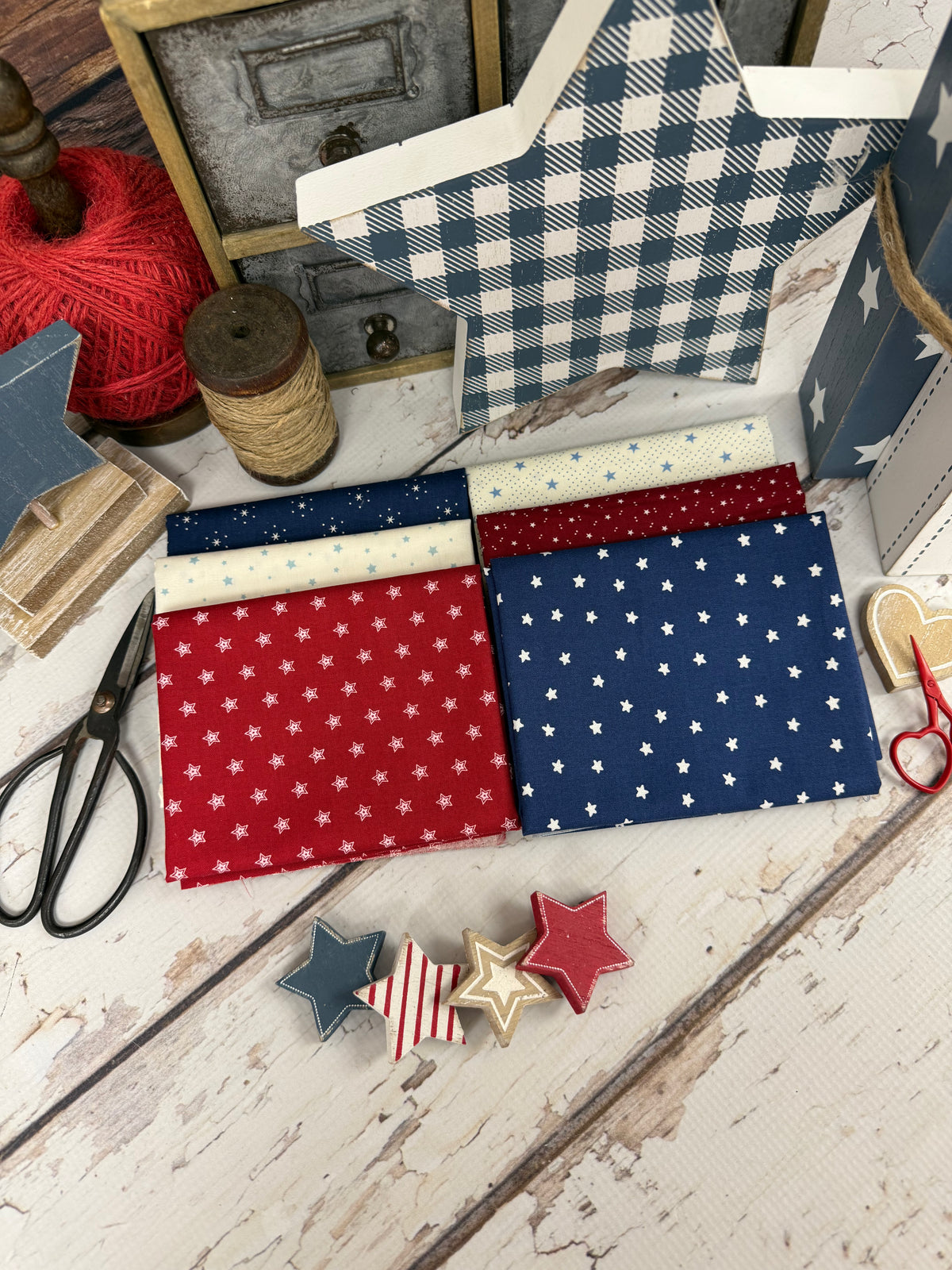 Oh My Stars Bundle Curated by Primrose Cottage - 6 Piece Fat Quarter Bundle