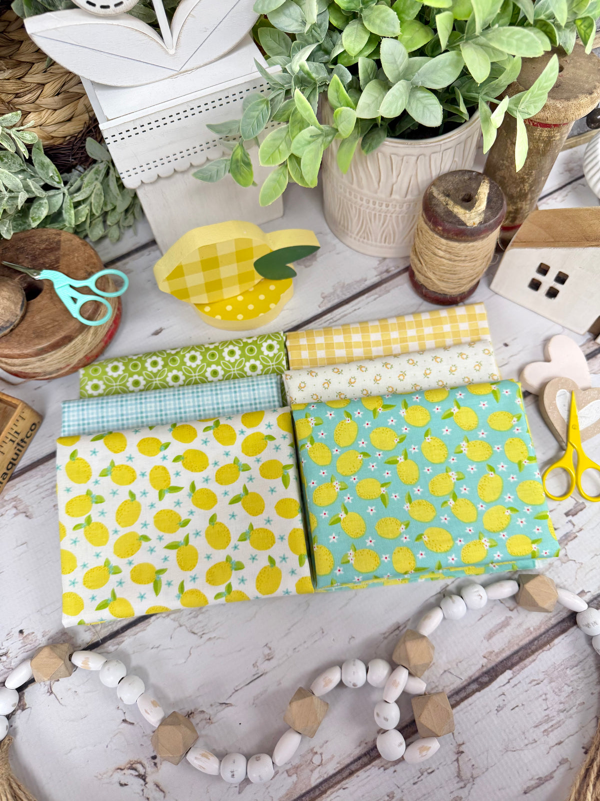 Squeeze the Day Bundle Curated by Primrose Cottage - 6 Piece Fat Quarter Bundle