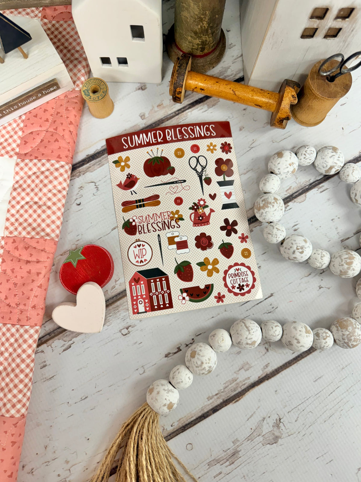 Summer Blessings Stickers -  by Lindsey Weight of Primrose Cottage