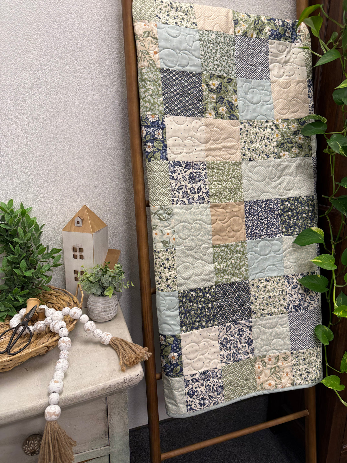Patchwork Quilt Kit Using True Love by Lella Boutique for Moda Fabrics