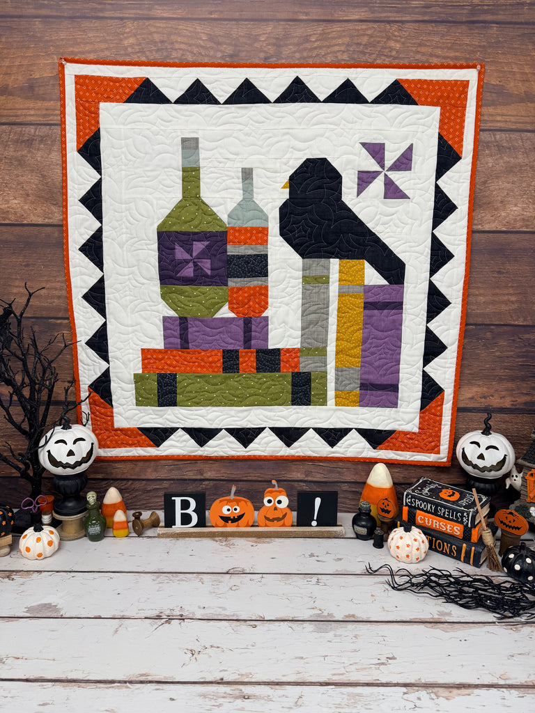 Halloween Magic Quilt Kit Using Assorted Fabrics Hand Picked by